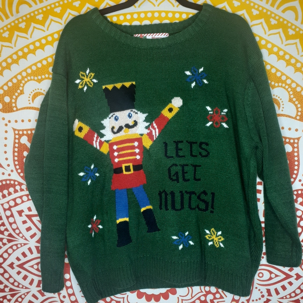 Christmas nutcracker sweater xl